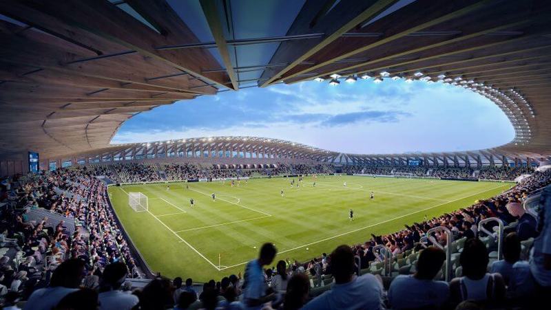 Zaha Hadid Architects проектирует первый в мире полностью деревянный стадион
