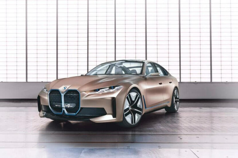 BMW демонстрирует свой следующий электромобиль Concept i4