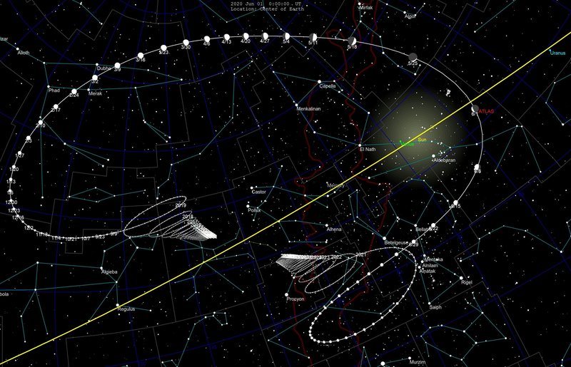 Комета ATLAS может устроить настоящее шоу