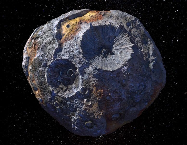Психея из тяжелого металла: Самый большой астероид в главном поясе может оказаться остатком планеты