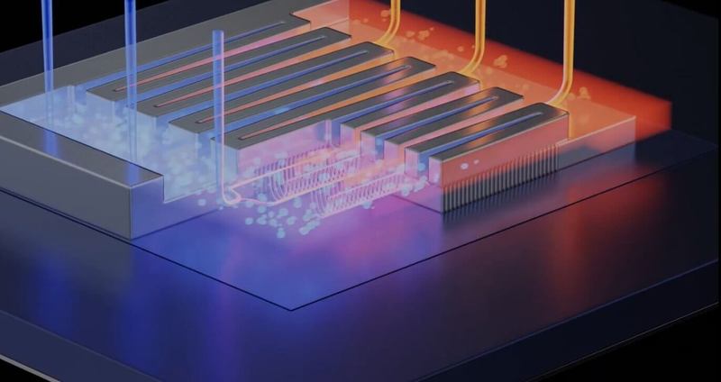 Транзисторно-интегрированное охлаждение для более мощного чипа