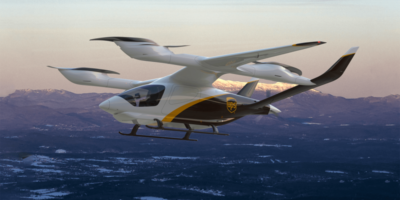 Компания UPS закупит 10 eVTOL