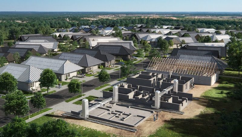 Lennar построит крупнейший в мире квартал из 3D-печатных домов