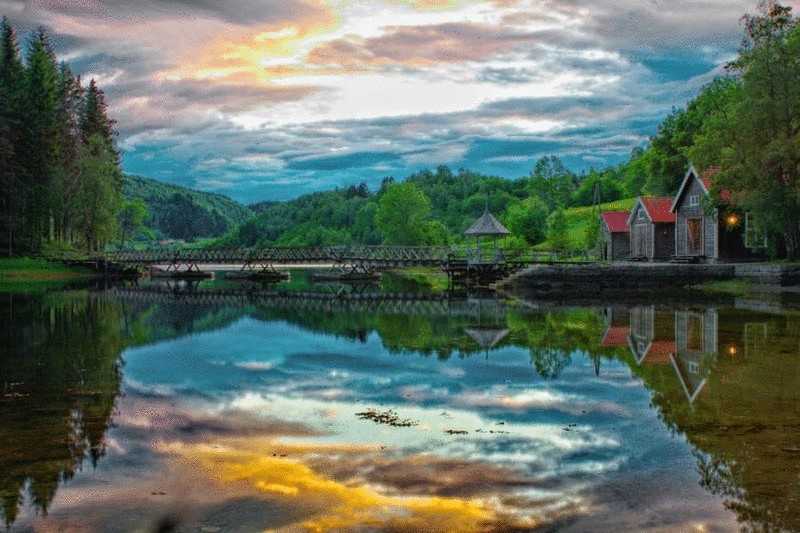Сказочные зеленые крыши Северной Скандинавии. ФОТО