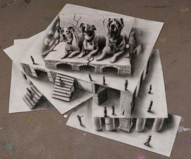 Потрясающие 3D-рисунки Рамона Брюина