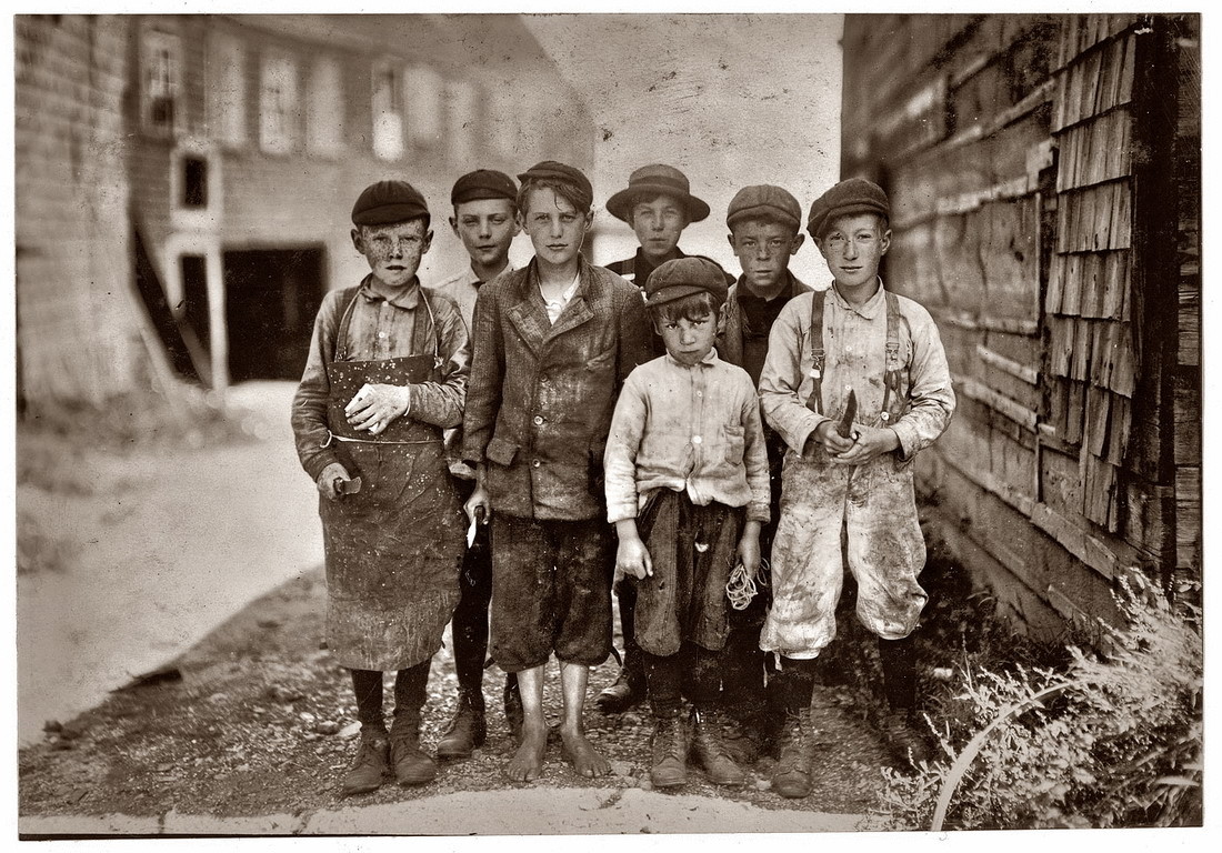 Детский труд в Америке в начале 20 века