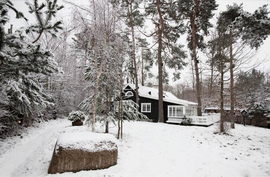 Уютный загородный дом с печью  в Дании